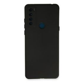 Newface TCL 20 SE First Silikon Siyah Cep Telefonu Kılıfı