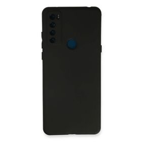 Newface TCL 20 SE First Silikon Siyah Cep Telefonu Kılıfı