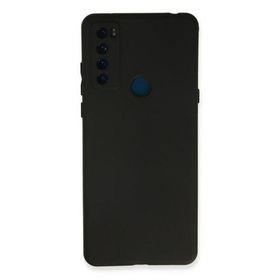 Newface TCL 20 SE First Silikon Siyah Cep Telefonu Kılıfı
