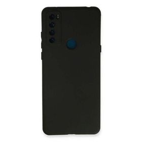 Newface TCL 20 SE First Silikon Siyah Cep Telefonu Kılıfı