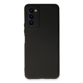 Newface Tecno Camon 18 First Silikon Siyah Cep Telefonu Kılıfı