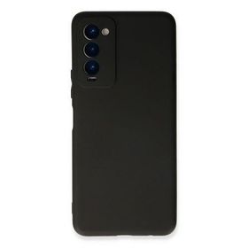 Newface Tecno Camon 18 First Silikon Siyah Cep Telefonu Kılıfı