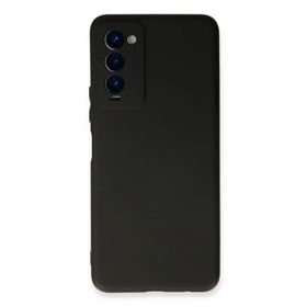 Newface Tecno Camon 18 First Silikon Siyah Cep Telefonu Kılıfı