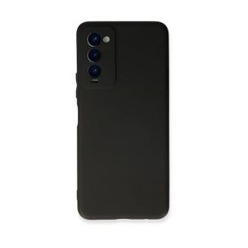 Newface Tecno Camon 18 First Silikon Siyah Cep Telefonu Kılıfı