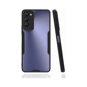 Newface Tecno Camon 18 Platin Silikon Siyah Cep Telefonu Kılıfı