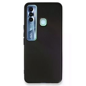 Newface Tecno Spark 7 Pro First Silikon Siyah Cep Telefonu Kılıfı