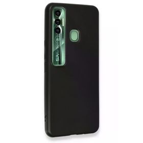 Newface Tecno Spark 7 Pro First Silikon Siyah Cep Telefonu Kılıfı