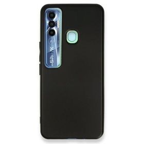 Newface Tecno Spark 7 Pro First Silikon Siyah Cep Telefonu Kılıfı