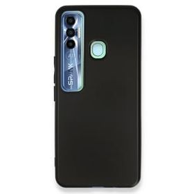 Newface Tecno Spark 7 Pro First Silikon Siyah Cep Telefonu Kılıfı