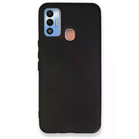 Newface Tecno Spark 7T First Silikon Siyah Cep Telefonu Kılıfı