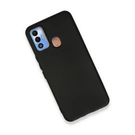 Newface Tecno Spark 7T First Silikon Siyah Cep Telefonu Kılıfı