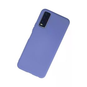 Newface Vivo Y11S Nano İçi Kadife Silikon Lila Cep Telefonu Kılıfı