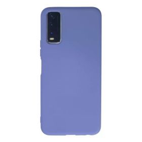 Newface Vivo Y11S Nano İçi Kadife Silikon Lila Cep Telefonu Kılıfı