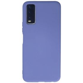 Newface Vivo Y11S Nano İçi Kadife Silikon Lila Cep Telefonu Kılıfı