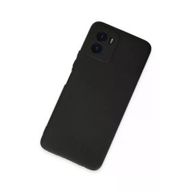 Newface Vivo Y15S First Silikon Siyah Cep Telefonu Kılıfı