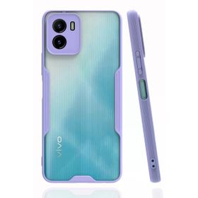 Newface Vivo Y15S Platin Silikon Lila Cep Telefonu Kılıfı
