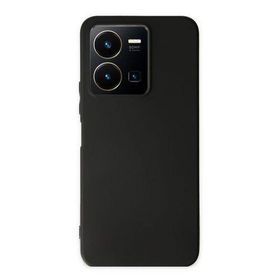 Newface Vivo Y35 First Silikon Siyah Cep Telefonu Kılıfı