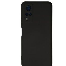 Newface Vivo Y53S Nano İçi Kadife Silikon Siyah Cep Telefonu Kılıfı