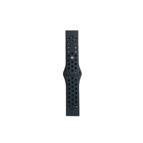 Newface Watch 20 mm Siyah-Füme Spor Delikli Kordon