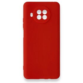 Newface Xiaomi Mi 10T Lite Nano İçi Kadife Silikon Kırmızı Cep Telefonu Kılıfı