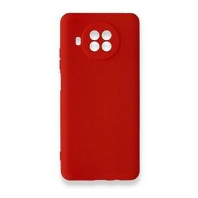 Newface Xiaomi Mi 10T Lite Nano İçi Kadife Silikon Kırmızı Cep Telefonu Kılıfı