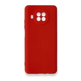Newface Xiaomi Mi 10T Lite Nano İçi Kadife Silikon Kırmızı Cep Telefonu Kılıfı