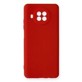 Newface Xiaomi Mi 10T Lite Nano İçi Kadife Silikon Kırmızı Cep Telefonu Kılıfı