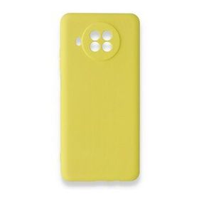 Newface Xiaomi Mi 10T Lite Nano İçi Kadife Silikon Sarı Cep Telefonu Kılıfı