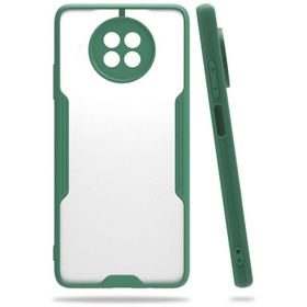 Newface Xiaomi Mi 10T Lite Platin Silikon Yeşil Cep Telefonu Kılıfı