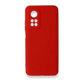 Newface Xiaomi Mi 10T Nano İçi Kadife Silikon Kırmızı Cep Telefonu Kılıfı