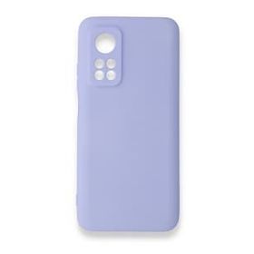 Newface Xiaomi Mi 10T Nano İçi Kadife Silikon Lila Cep Telefonu Kılıfı