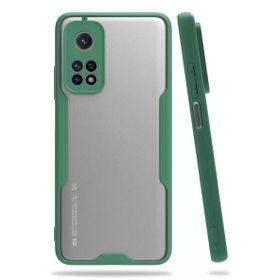 Newface Xiaomi Mi 10t Pro Platin Silikon Yeşil Cep Telefonu Kılıfı