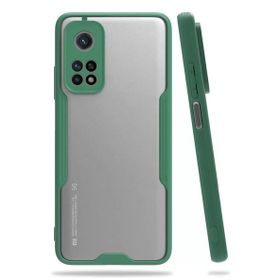 Newface Xiaomi Mi 10t Pro Platin Silikon Yeşil Cep Telefonu Kılıfı