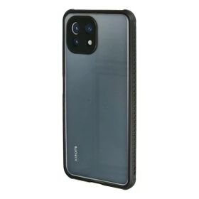 Newface Xiaomi Mİ 11 Lite Miami Şeffaf Silikon Siyah Kılıf