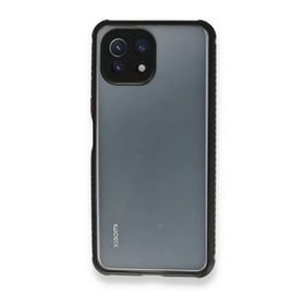 Newface Xiaomi Mİ 11 Lite Miami Şeffaf Silikon Siyah Kılıf