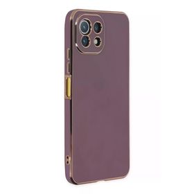 Newface Xiaomi Mi 11 Lite Mor Volet Silikon Kılıf
