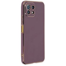 Newface Xiaomi Mi 11 Lite Mor Volet Silikon Kılıf