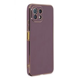 Newface Xiaomi Mi 11 Lite Mor Volet Silikon Kılıf