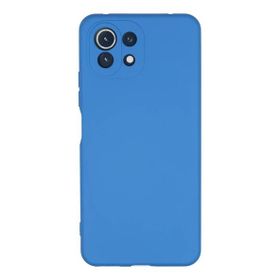 Newface Xiaomi Mİ 11 Lite Nano İçi Kadife Silikon Mavi Kılıf