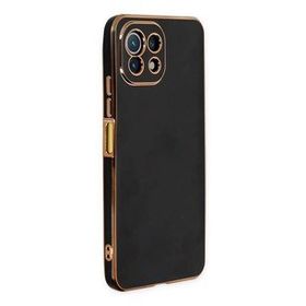 Newface Xiaomi Mi 11 Lite Volet Siyah Silikon Kılıf