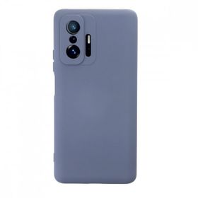 Newface Xiaomi Mi 11T Pro Nano İçi Kadife Silikon Gri Cep Telefonu Kılıfı