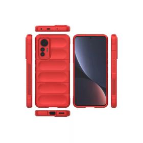Newface Xiaomi Mi 12 Lite Optimum Silikon Kırmızı Cep Telefonu Kılıfı