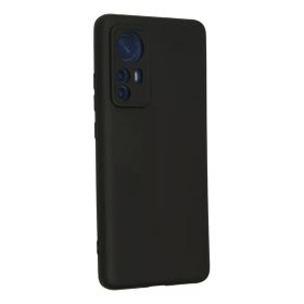Newface Xiaomi Mi 12 Nano İçi Kadife Silikon Siyah Cep Telefonu Kılıfı