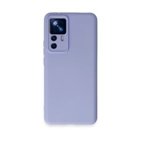Newface Xiaomi Mi 12T Pro Nano İçi Kadife Silikon Lila Cep Telefonu Kılıfı
