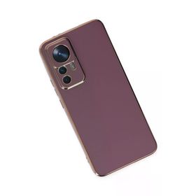 Newface Xiaomi Mi 12T Pro Volet Silikon Mor Kılıf