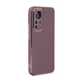 Newface Xiaomi Mi 12T Pro Volet Silikon Mor Kılıf