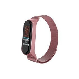 Newface Xiaomi Mi Band 4 Rose Metal Mıknatıslı Kordon
