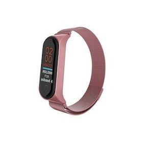 Newface Xiaomi Mi Band 4 Rose Metal Mıknatıslı Kordon