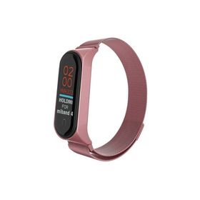 Newface Xiaomi Mi Band 4 Rose Metal Mıknatıslı Kordon