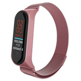 Newface Xiaomi Mi Band 4 Rose Metal Mıknatıslı Kordon